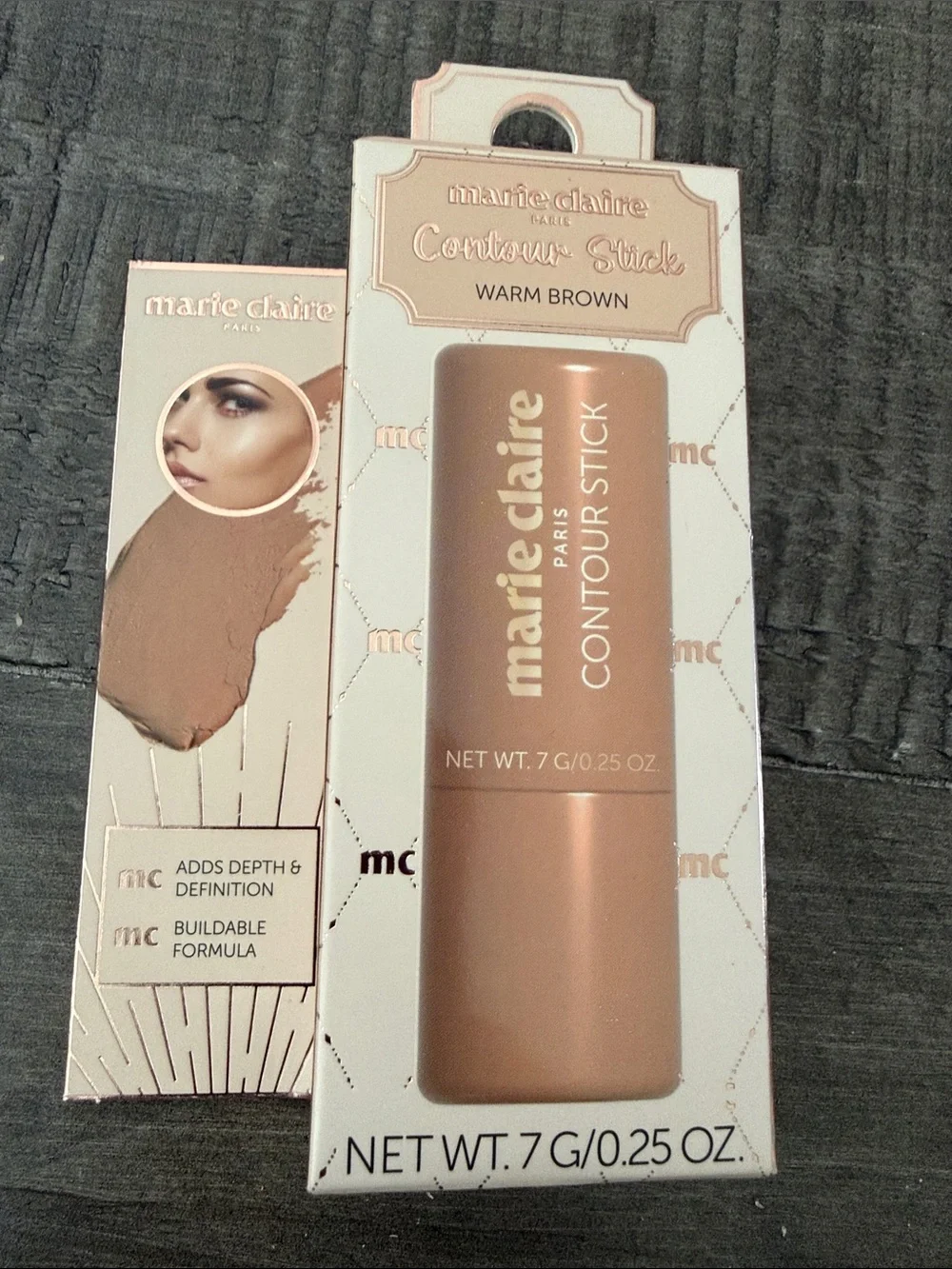 Marie Claire Warm Brown Contour Stick - Creamy Sculpting Shade -New!!